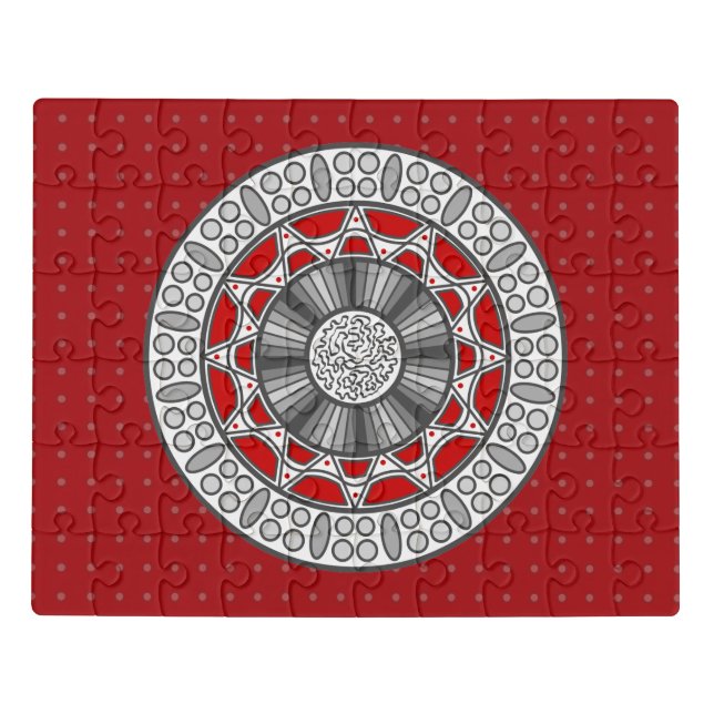 Aztec Meets Alien Acrylic Puzzle (Puzzle Horizontal)