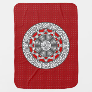 Aztec Meets Alien Baby Blanket
