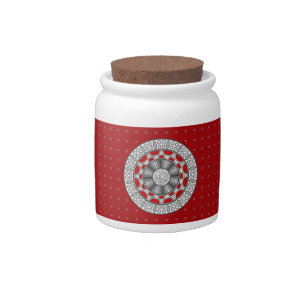 Aztec Meets Alien Candy Jar