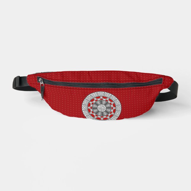 Aztec Meets Alien Fanny Pack (Front)