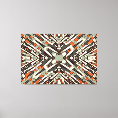 AZTEC Mexican 3 Panel Home Office Canvas Wall Art
