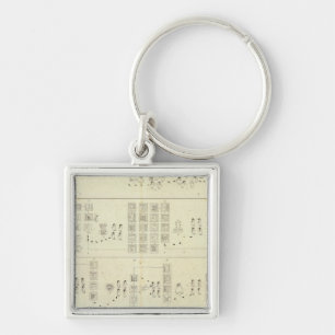 Aztec Mexico Valley Keychain