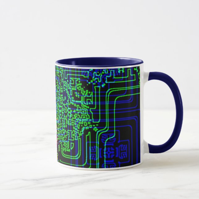Aztec Microchip Mug (Right)