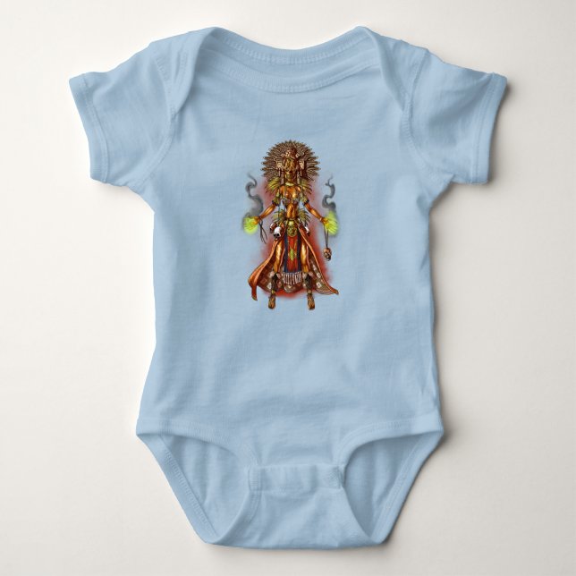Aztec Mythology God Managua Baby Bodysuit (Front)