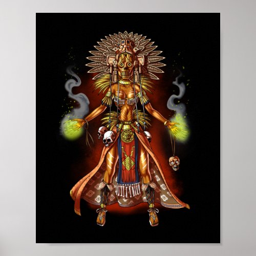 Aztec Mythology God Managua Poster