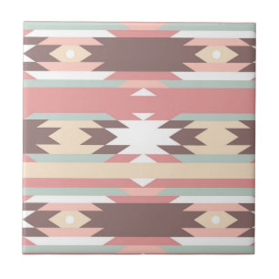 Aztec Native American Design Tile