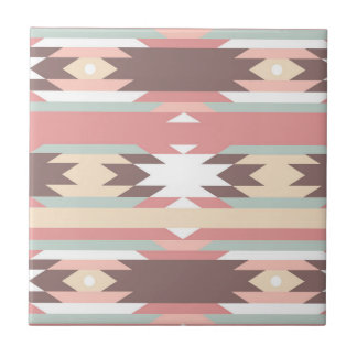 Aztec Native American Design Tile