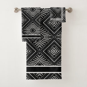 Aztec Native Pattern Bath Towel Set