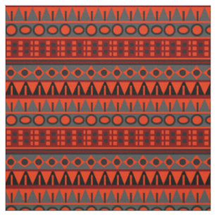 Aztec native pattern fabric