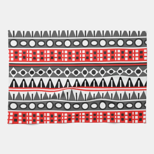 Aztec native pattern towel (Horizontal)