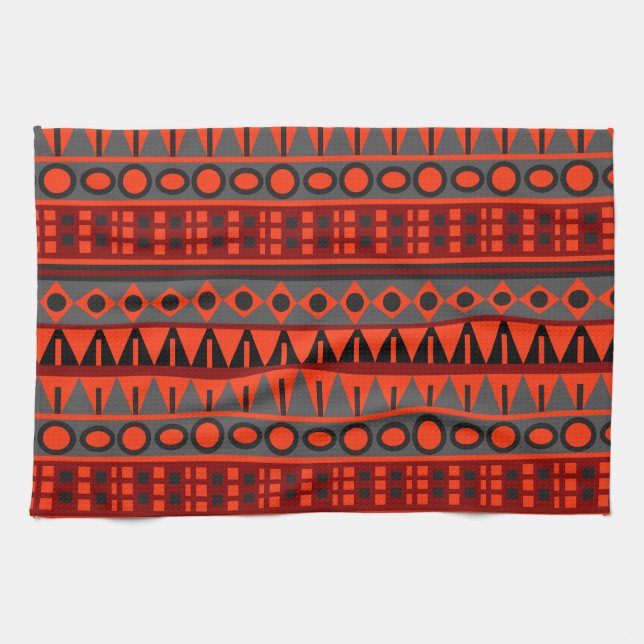 Aztec native pattern towel (Horizontal)
