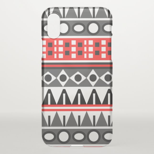 Aztec native pattern uncommon iPhone case (Back)