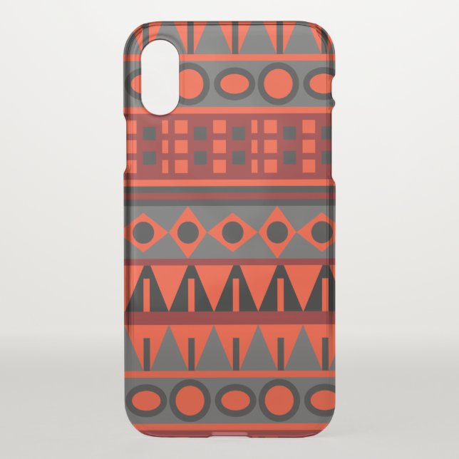 Aztec native pattern uncommon iPhone case (Back)
