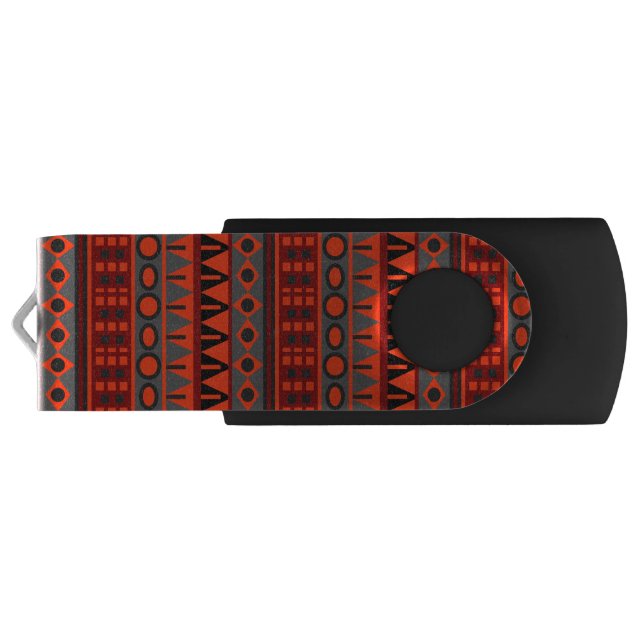 Aztec native pattern USB flash drive (Back)