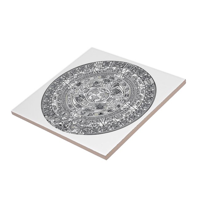 AZTEC OR MEXICA mexican Ceramic Tile (Side)