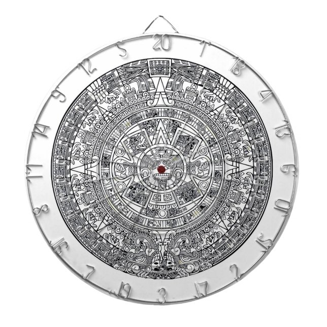 AZTEC OR MEXICA mexican Dart Board (Front)