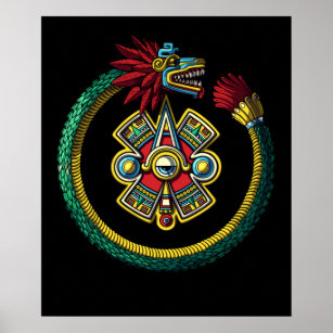 Aztec Ouroboros Poster