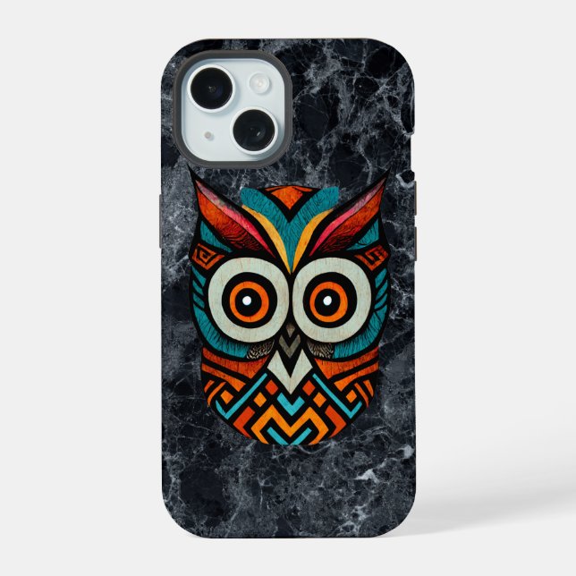 Aztec Owl Iphone Case (Back)