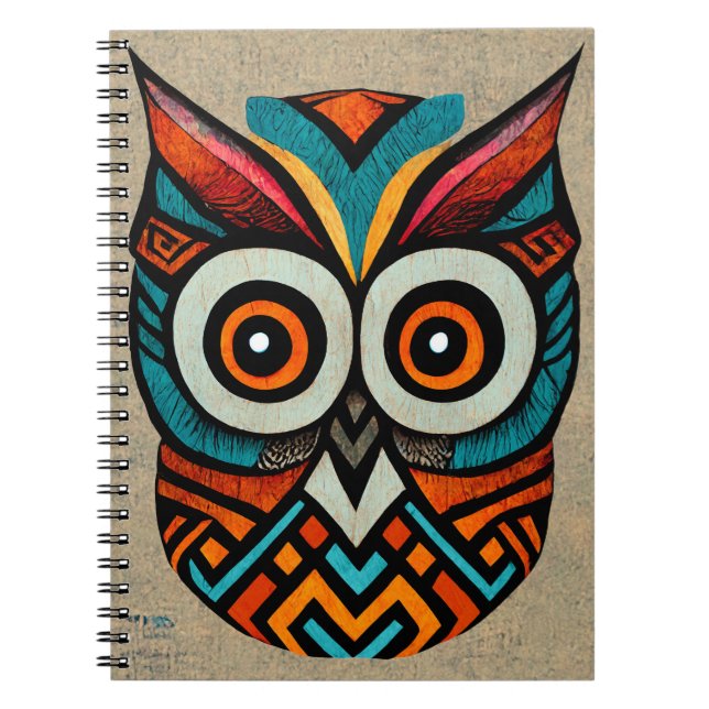 Aztec Owl Notebook (Front)