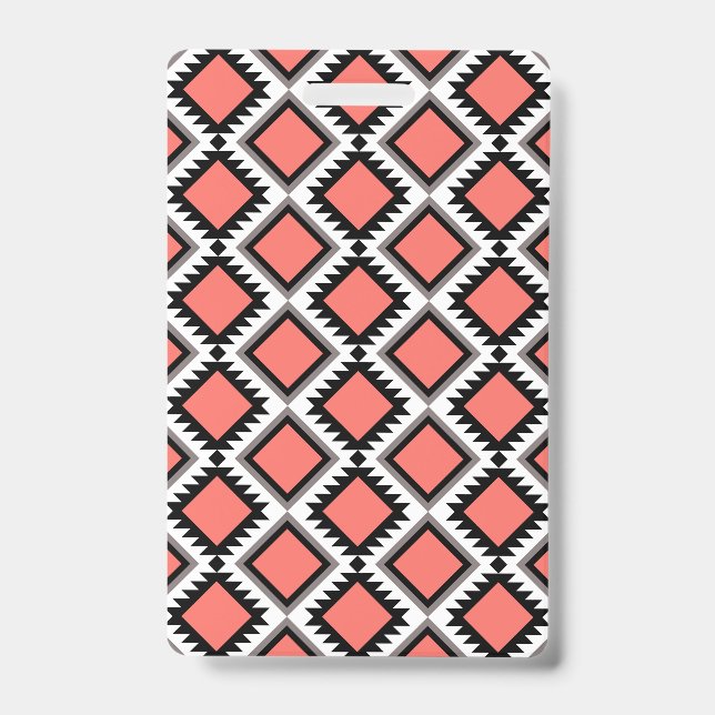 Aztec pattern badge (Front)