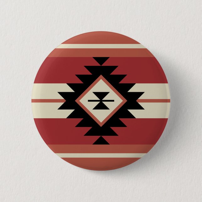 Aztec pattern button (Front)