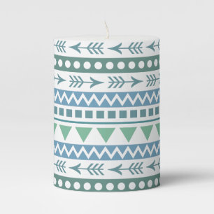 Aztec Pattern candles