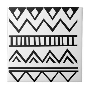 aztec pattern tile ceramic tiles zazzle geometric