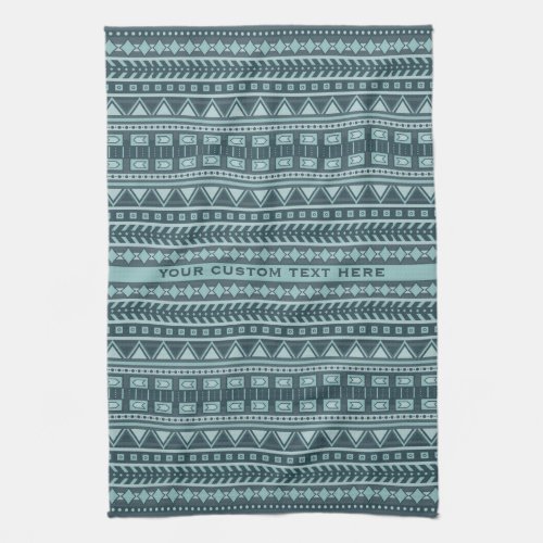 Aztec Pattern custom hand towel