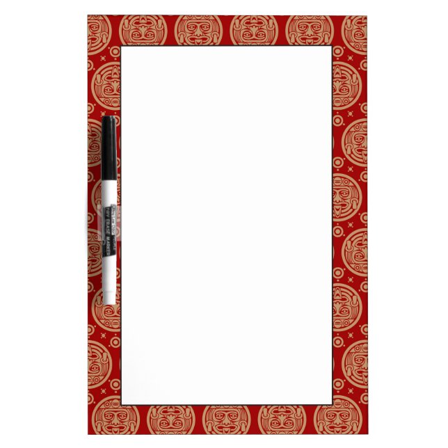 Aztec Pattern Dry-Erase Board (Front)