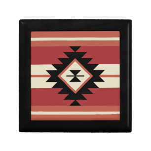 Aztec pattern gift box