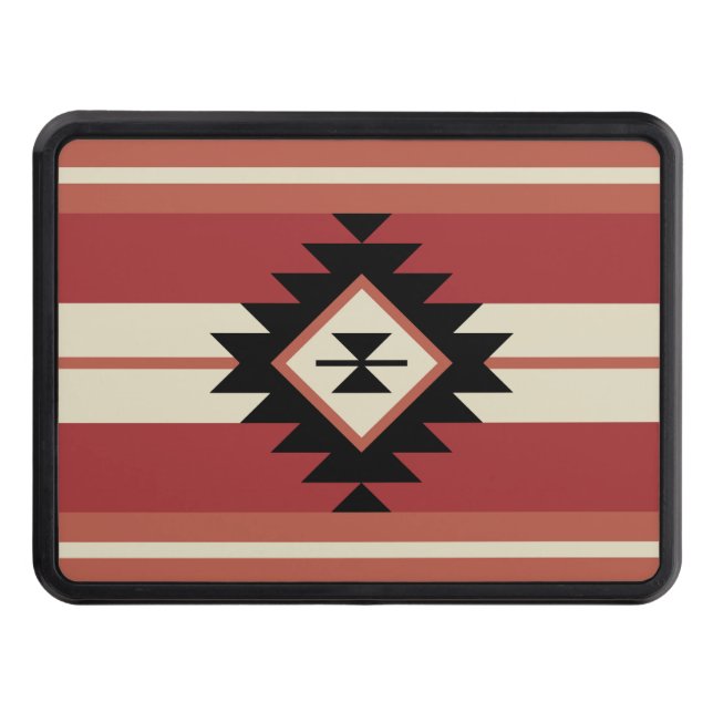 Aztec pattern hitch cover (Front)