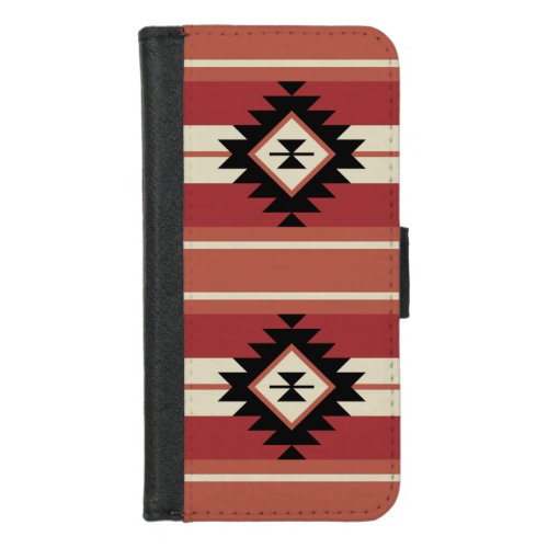 Aztec pattern iPhone 87 wallet case