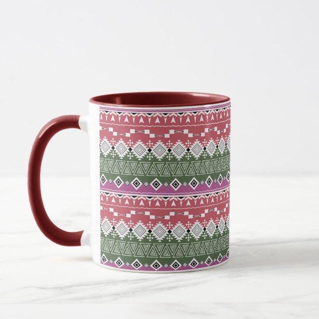 Aztec pattern . mug (Left)