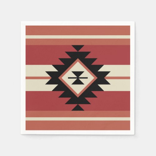 Aztec pattern napkins