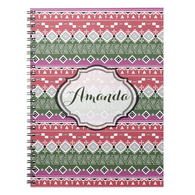 Aztec pattern . notebook (Front)