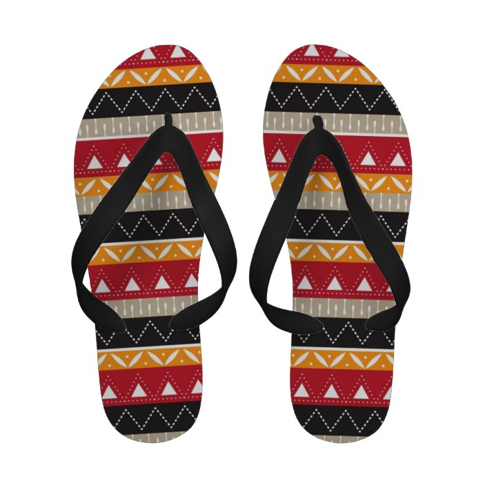 Aztec Pattern Sandals