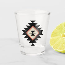 Aztec pattern shot glass