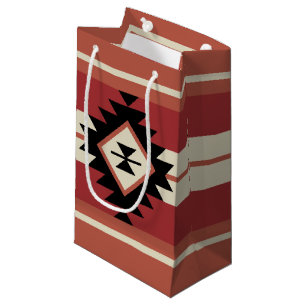 Aztec pattern small gift bag