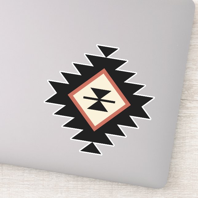 Aztec pattern sticker (Detail)