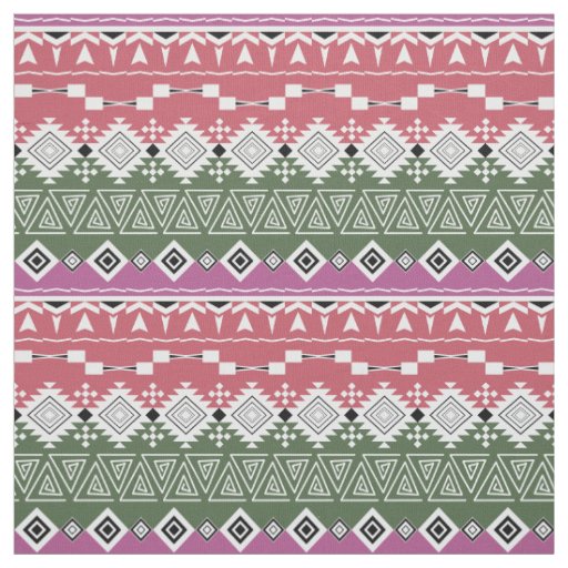 Aztec pattern, stripes / fabric