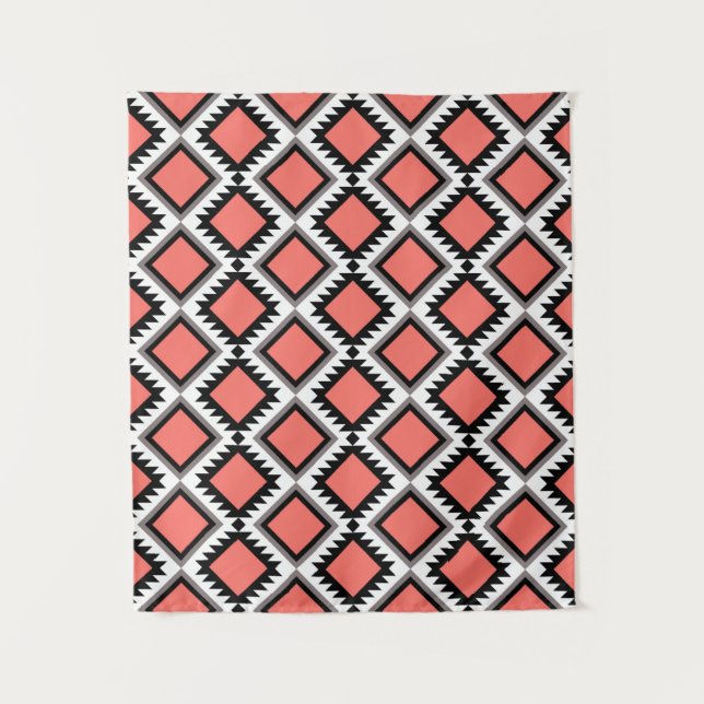 Aztec pattern tapestry (Front)