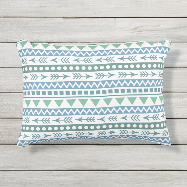 Aztec Pattern throw pillows (Front)
