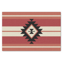 Aztec pattern tissue paper