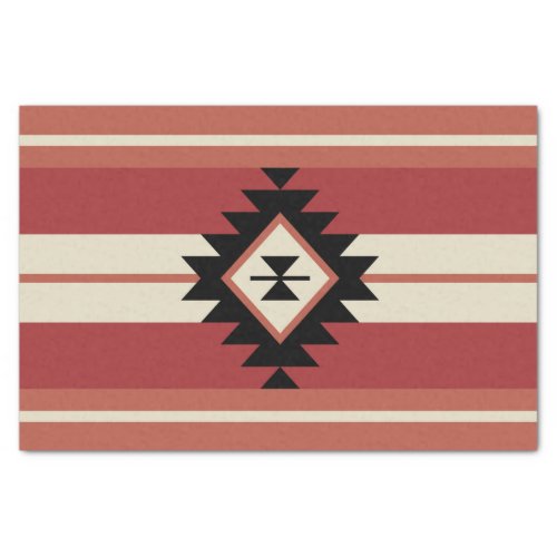 Aztec pattern tissue paper