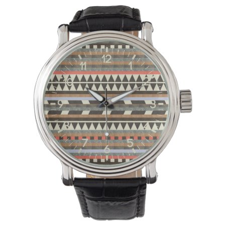 Aztec Pattern Watch