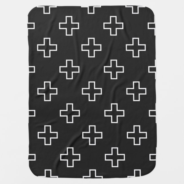 Aztec Pearl: Mexican Orange Blossom Splendor Baby Blanket (Front)