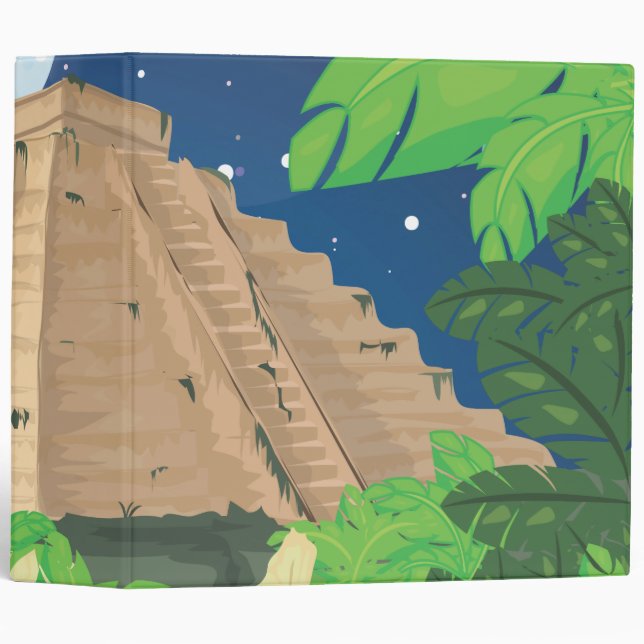 Aztec Pyramid Binder (Front/Spine)