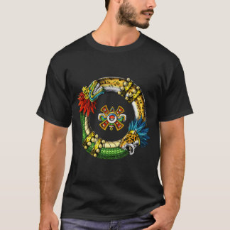 Aztec Quetzalcoatl Jaguar T-Shirt