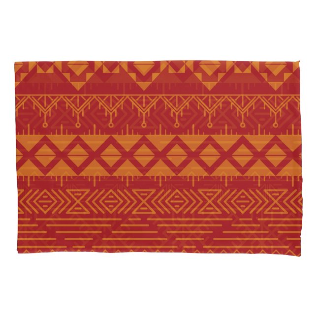 Aztec Retro: Vintage Pattern Design. Pillow Case (Front)