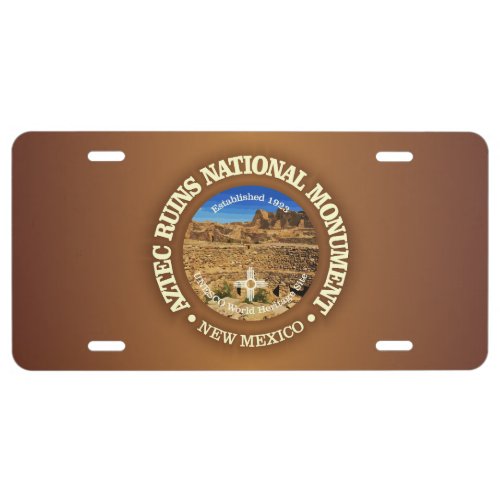 Aztec Ruins NM License Plate